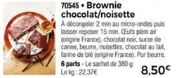 Thiriet Brownie chocolat noisette offre
