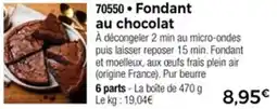 Thiriet Fondant au chocolat offre