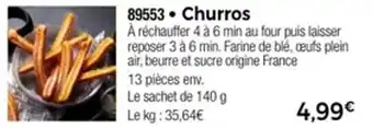 Thiriet Churros offre