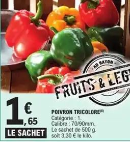 Poivron tricolore