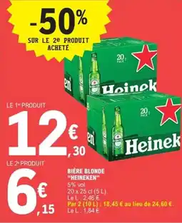E.Leclerc Express "HEINEKEN" Bière blonde offre