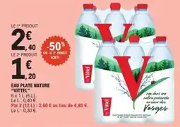 E.Leclerc Express "VITTEL" Eau plate nature offre