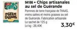 Thiriet Chips artisanales au sel de guérande offre