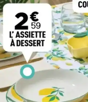 Centrakor L' assiette à dessert offre