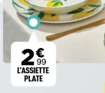 Centrakor L'assiette plate offre