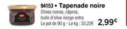 Thiriet Tapenade noire offre
