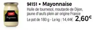 Thiriet Mayonnaise offre