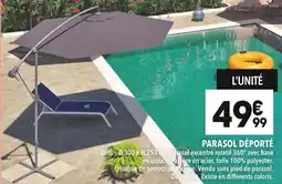 Supeco Parasol déporté offre