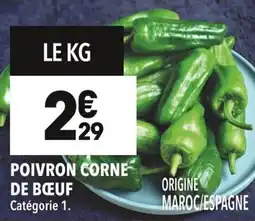 Supeco Poivron corne de bœuf offre