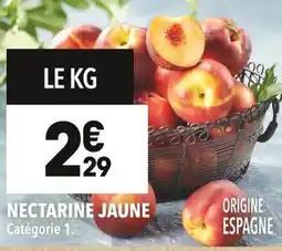 Supeco Nectarine jaune offre
