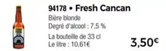 Thiriet Fresh cancan offre