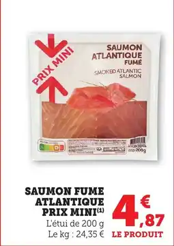 Maximarché Saumon fume atlantique prix mini offre