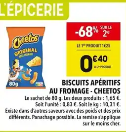 Supeco CHEETOS Biscuits apéritifs au fromage offre