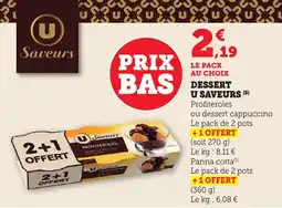Maximarché Dessert u saveurs offre