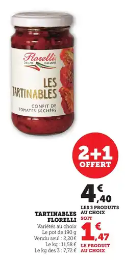 Maximarché Tartinables floretti offre