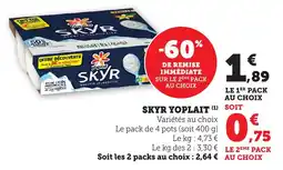 Maximarché Skyr yoplait offre