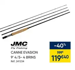 Pacific Pêche JMC Canne evasion offre