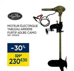 Pacific Pêche FRAZER Moteur électrique tableau arrière furtif 60lbs camo offre