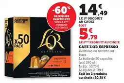 Maximarché Cafe l'or espresso offre