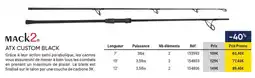Pacific Pêche MACK2 Atx custom black offre