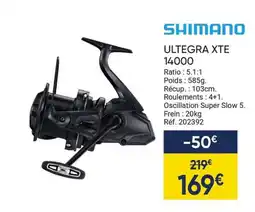 Pacific Pêche SHIMANO Ultegra xte 14000 offre