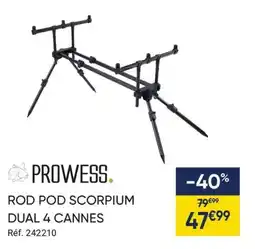 PROWESS Rod pod scorpium dual 4 cannes