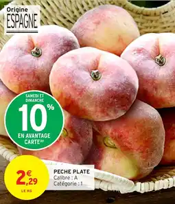Intermarché Peche plate offre