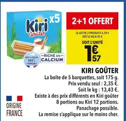 Supeco Kiri Kiri Goûter offre
