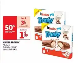 Auchan Kinder - tronky offre