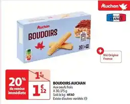 Auchan Auchan - boudoirs offre