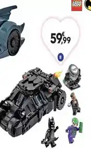 JouéClub Lego - la batmobile tumbler de batman contre double face et le joker offre