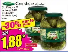 Norma Cornichons offre