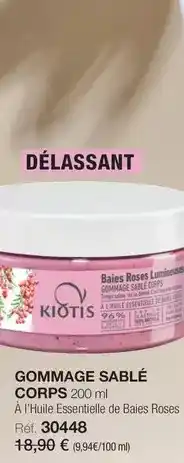 Stanhome Kiotis - gommage sablé corps offre