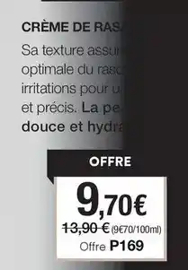 Stanhome Crème de ras offre