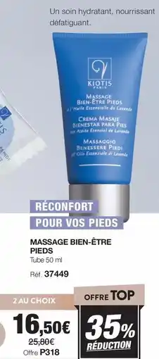 Stanhome Kiotis - massage bien-être pieds offre