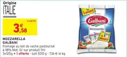 Intermarché Mozzarella galbani offre