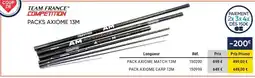 Pacific Pêche TEAM FRANCE® Packs axiome 13m offre