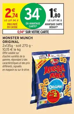 Intermarché Monster munch original offre