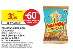 Intermarché Bonbons cara cool carambar offre