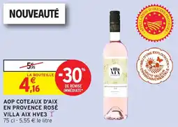 Intermarché Aop coteaux d'aix en provence rosé villa aix hve3 offre