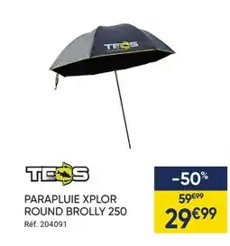 Pacific Pêche TEOS Parapluie xplor round brolly 250 offre