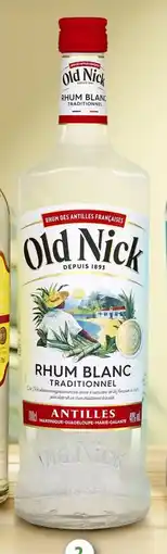 Intermarché Rhum blanc traditionnel old nick offre