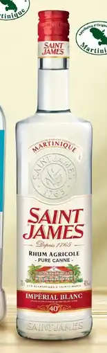 Intermarché Rhum agricole impérial blanc saint james offre