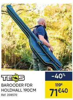 Pacific Pêche TEOS Barooder fdr holdhall 190cm offre