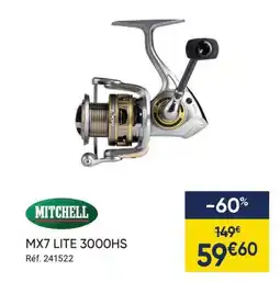 Pacific Pêche MITCHELL Mx7 lite 3000hs offre