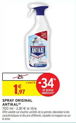 Intermarché Spray original antikal offre