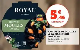 Utile ROYAL Cocotte de moules à la marinière offre