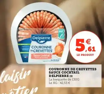 Utile DELPIERRE Couronne de crevettes sauce cocktail offre