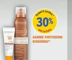 E.Leclerc Parapharmacie Gamme photoderm bioderma offre