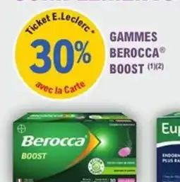 E.Leclerc Parapharmacie Gammes berocca boost offre
